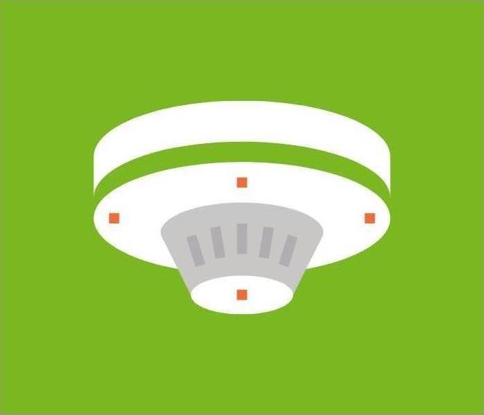 Smoke detectors are important for your safety - image of cartoon smoke alarm